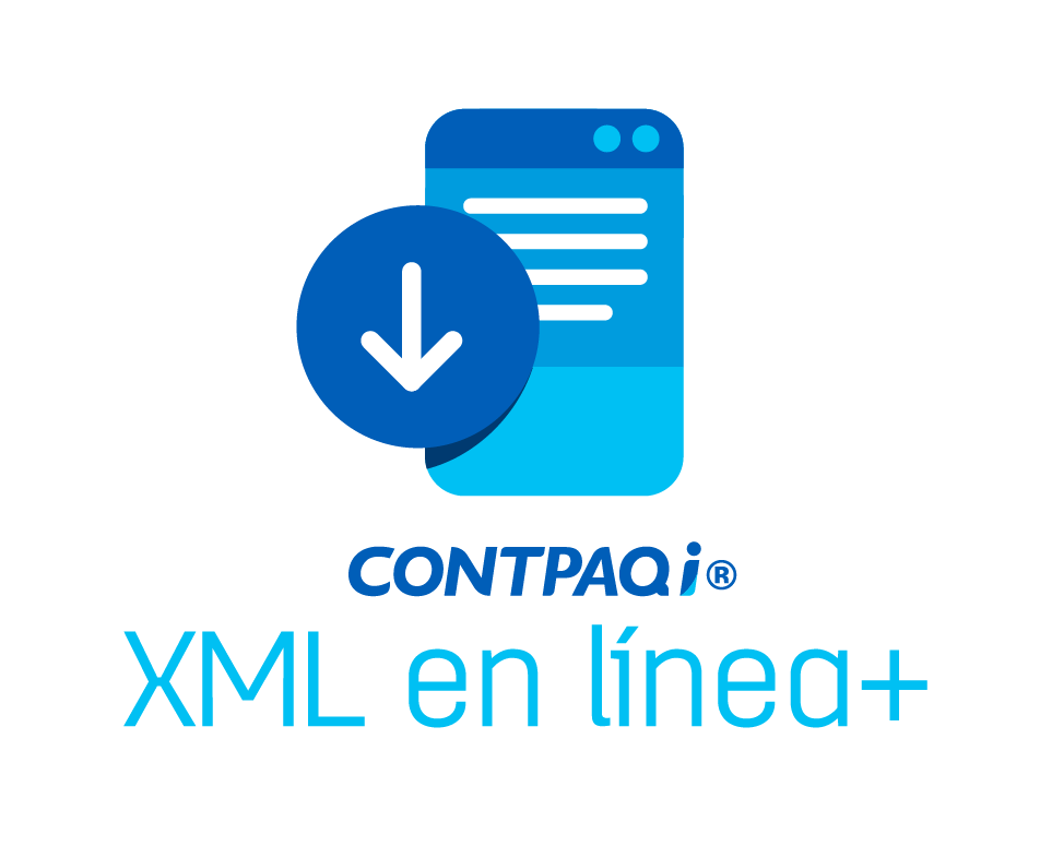 Logo de CONTPAQi XML en Línea +